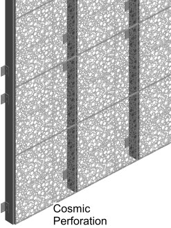 Perforated metal on sale revit